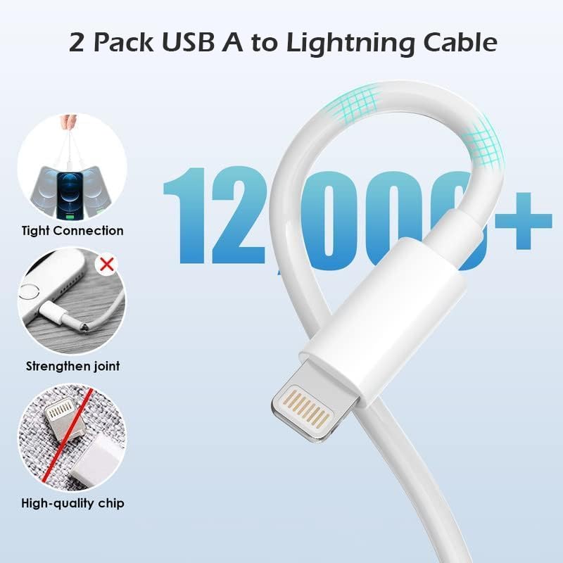 Charging for iPhone Charger [Apple MFi Certified]2Pack Lightning Cable Data - size: 3FT