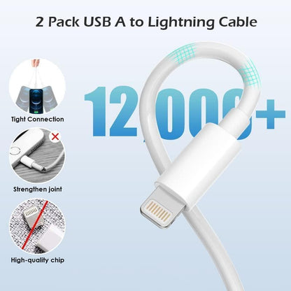 Charging for iPhone Charger [Apple MFi Certified]2Pack Lightning Cable Data - size: 3FT