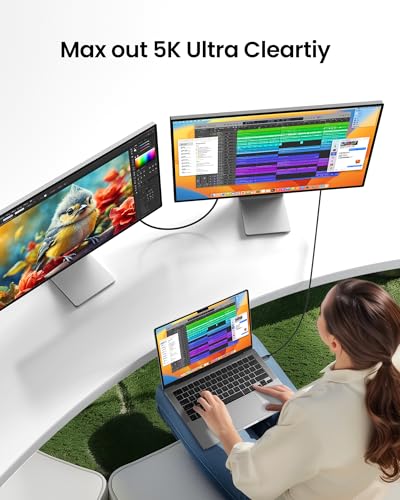 Silkland 20Gbps USB 4 Cable Long, 5K/4K@60Hz, 240W PD 3.1, 16.5FT/5M - size: 16.5FT