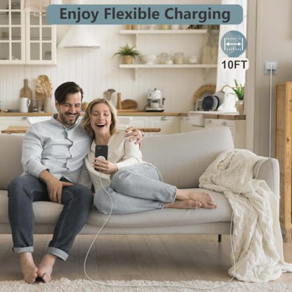 Magnetic Wireless Charger 2Pack, Long 10FT Mag-Safe Charging Pad for iPhone - size: 10FT