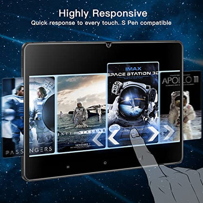 JETech Screen Protector for Galaxy Tab S8+/S7 FE/S7+ 12.4", 2-Pack - size: TabS8Plus/S7Plus/S7FE