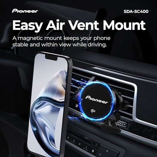 Pioneer Qi2 MagSafe Wireless Car Charger and Phone Mount - style: MagSafe Wireless Charger