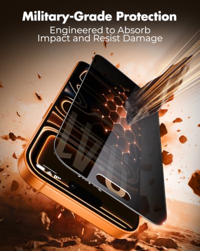UNBREAKcable Privacy Screen Protector for iPhone 17 Pro Max 2 Pack - size: iPhone 17 Pro Max