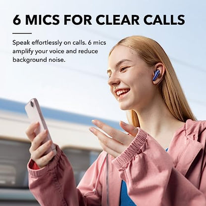 Soundcore by Anker Liberty 4 NC Wireless Earbuds - color: Navy Blue