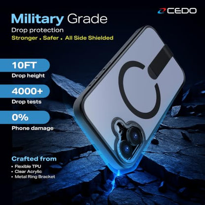 CEDO Magnetic Kickstand Case for iPhone 17, MagSafe Compatible Black - size: iPhone 17