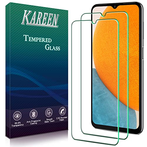 KAREEN [2-Pack For Samsung Galaxy A23 5G Tempered Glass Screen Protector - size: Samsung A23