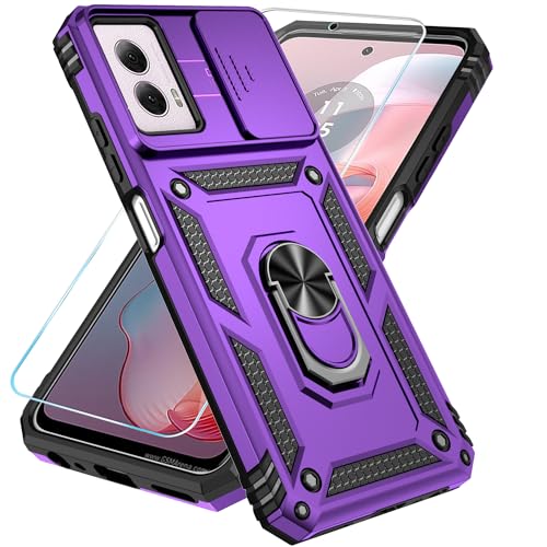SunStory for Motorola Moto G Power 5G 2024 Case with Kickstand,Purple - color: Purple