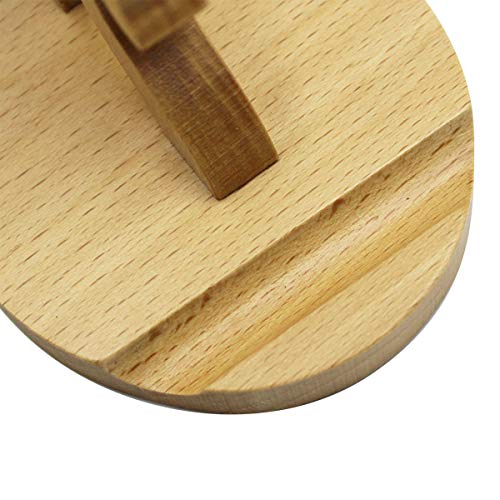 Cute Boy Cell Phone Holder Stand Wooden Smartphone Desk Holder for Mobile Phones Animal Phone Stand Desk Ornament - color: tai chi
