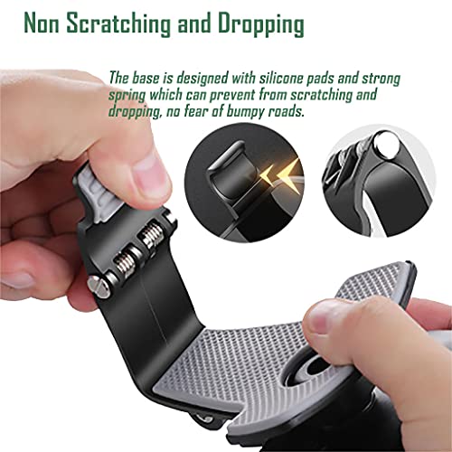 YAOKEEP Car Phone Holder Mount, 360 Degree Rotation Dashboard Phone Holder