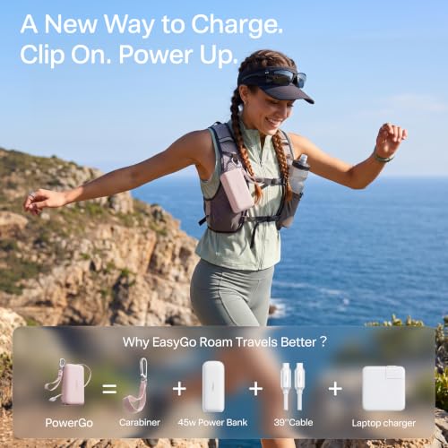 TORRAS PowerGo 3-in-1 45W Fast 10000mAh Power Bank for iPhone 18 Pro Max