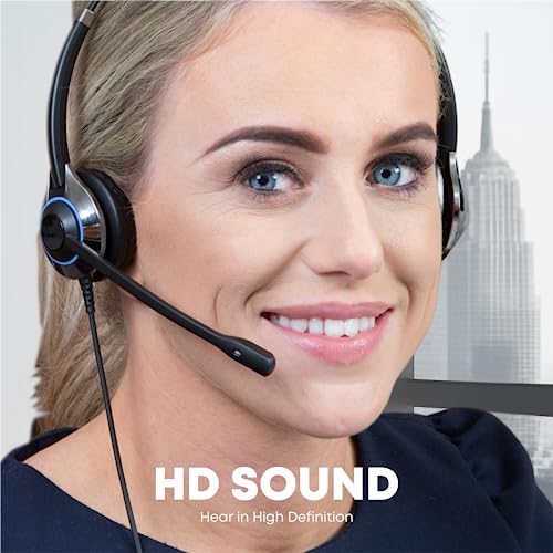 TruVoice HD-500 Premium Single Ear Headset with Noise Canceling Microphone and 2.5mm Cable for Cisco SPA303, SPA502g, SPA504g, SPA508g, SPA509g, SPA514g, SPA525g and Phones with a 2.5mm Jack Port