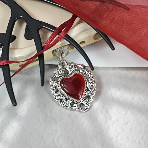 Gothic Halloween Dust Plug Charms – Skull Sacred Heart iPhone Type-C