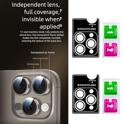 Anti-Scratch Tempered Glass Lens Protectors Matte Finish Shockproof for Phone 16 Series Camera Guard Camera Lens Cover - color: B