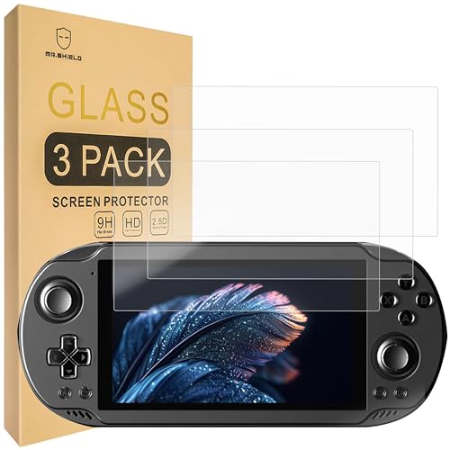 Mr.Shield 3-Pack Tempered Glass Screen Protector for Ayn Odin 2 Mini | Japan Glass with 9H Hardness