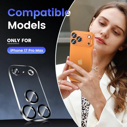 Tensea 3Pcs for iPhone 17 Pro Max Camera Lens Protector - size: for iPhone 17 Pro Max