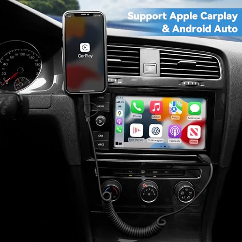 aceyoon Retractable Lightning Cable 4 in 1 Coiled Multi Charging Cable 3FT, 60W USB to Lightning Fast Charging & Data Sync USB C Cord for Apple Carplay & Android Auto for iPhone 16 15 14 13 Pro Max