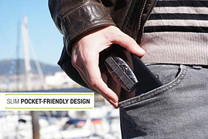 Gear Beast Universal Cell Phone Grip - Ultra Slim Elastic Finger Holder & Phone Stand - color: Navy Tartans