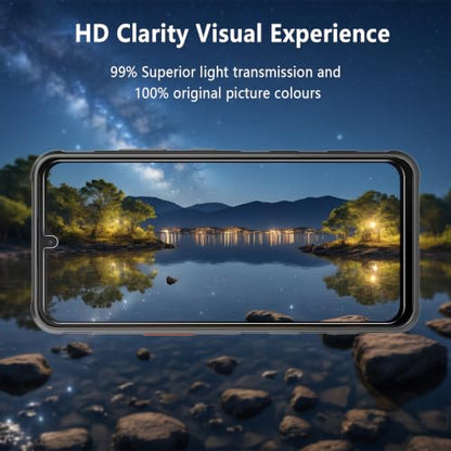 4-Pack for Samsung Galaxy X Cover 7 pro Screen Protector Tempered Glass, 9H Hardness Anti-Fingerprint Bubble-Free Anti Scratch, Ultra Drop Protection Film for Galaxy X Cover 7 pro - size: Samsung Galaxy X Cover 7 Pro