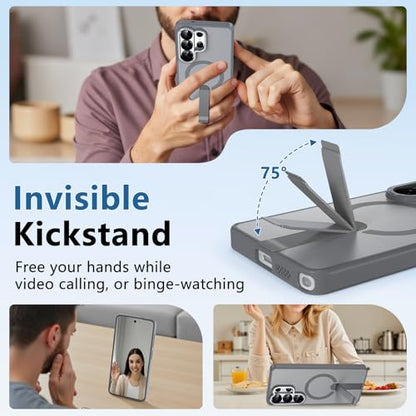 for Samsung Galaxy-S26-Ultra Case, Slim Fit & Matte, Gray - color: Gray, size: Galaxy S26 Ultra 6.9"