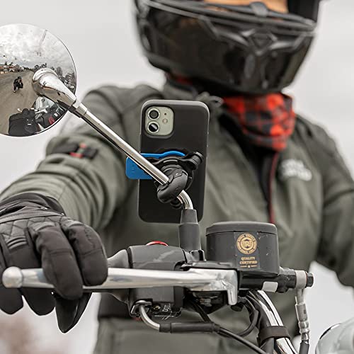 Quad Lock Motorcycle/Scooter Mirror Mount for iPhone and Samsung Galaxy Phones - size: Mirror Mount