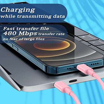 Multi USB Charging Adapter Cable Kit, USB C to iOS Adapter for Travel , Conversion Set USB & USB C to Male Micro /USB C/iOS Adapter, Data Transfer, Card Storage, Tray Eject Pin, Phone Holder (pink) - color: pink