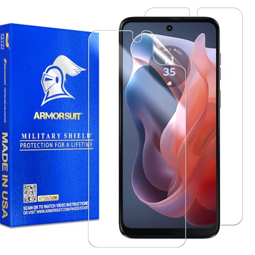 ArmorSuit 2 Pack Screen Protector for Motorola Moto G Play 6.5" (2024) Case Friendly MilitaryShield HD Clear Film - Made in USA