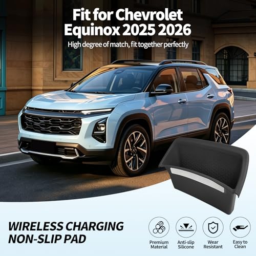 Wireless Charging Anti-Slip Mat for Chevrolet Equinox 2025 2026