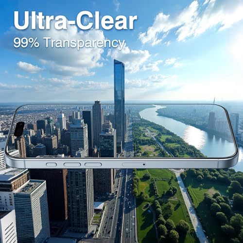 EZ-GLAZ-4+2 Pack for iPhone 15 Plus Screen Protector (6.7") HD Clear - size: iPhone 15 Plus