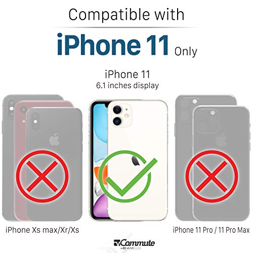 VENA vCommute for iPhone 11 Wallet Case, Black - color: Black, size: iPhone 11