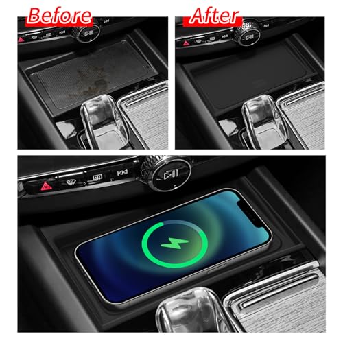 SMABEE Center Console Wireless Charging Protective Mat for Volvo XC60 2026