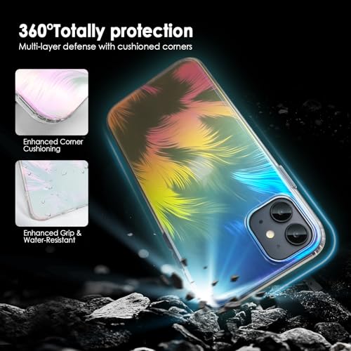 TENOC Phone Case Compatible with iPhone 11, Aesthetic Case Clear Cute Cover for Girls Women with Design - color: Clear Aesthetic, size: iPhone 11
