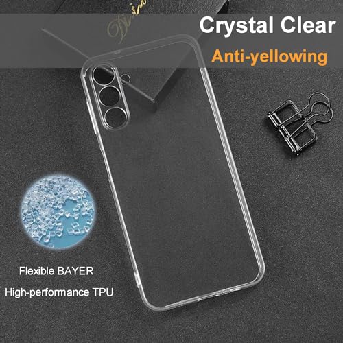 TENOC Phone Case for Samsung Galaxy A13 5G, Clear Case Shockproof Protective Bumper Slim Cover - color: Clear, size: A13