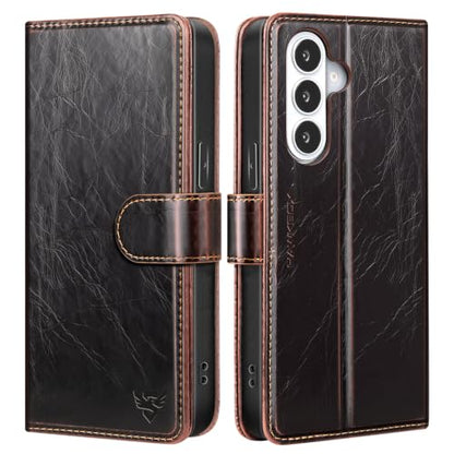 Compatible with Samsung Galaxy S26 Plus Case Wallet with Card Holder [4 Card Slot] Women Men,RFID Blocking PU Leather Phone Case Flip Protector Cover Credit Card Slot Kickstand,Coffee - color: Coffee-U1, size: Samsung Galaxy S26 Plus - 6.7"