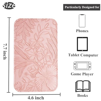 Airplane Travel Essentials for Flying Flex Flap Cell Phone Holder & Flexible Tablet Stand for Desk, Bed, Treadmill, Home & in-Flight Airplane Travel Accessories(1-Carved Pink) - color: 1-Carved Pink