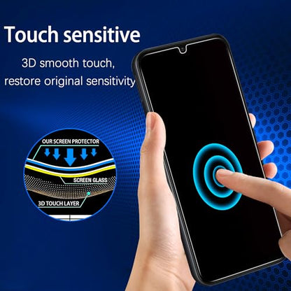 MAYtobe Privacy Screen Protector For Samsung Galaxy A14 5G Tempered Glass