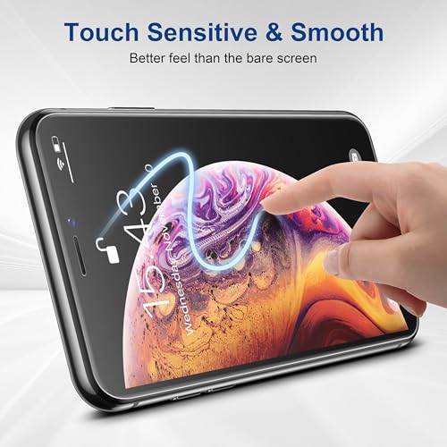 ImpactStrong Shatterproof Tempered Glass Screen Protector for iPhone 11 Pro Max/iPhone XS Max [Easy Installation Frame] [Bubble Free] [9H Hardness] [Full Coverage] Case Friendly, 6.5 Inch - (3-Pack) - size: iPhone 11 Pro Max/XS Max