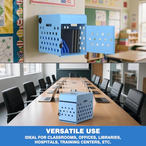 POCHAR 8-Unit Charging Cabinet for Chromebooks & Tablets Up to 14" Screens - size: 8 Chromebooks/Laptops