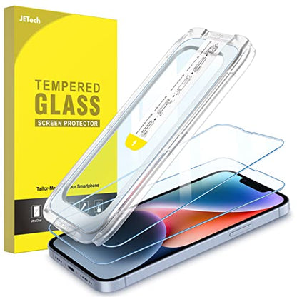 JETech One Touch Screen Protector for iPhone 14 Plus, 2-Pack - size: iPhone 14 Plus