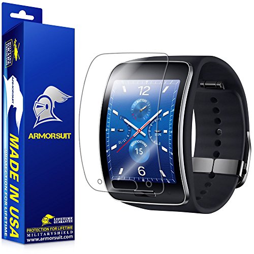 ArmorSuit 6 Pack for Samsung Gear S Screen Protector MilitaryShield HD Clear TPU Film - Made in USA - size: 50.9mm