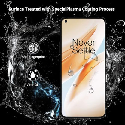 3 Pack for OnePlus 8 Pro Screen Protector Flexible TPU Film Not Tempered Glass with Easy Installation Tool, Anti Scratch HD Clear Screen Protector for OnePlus 8 Pro