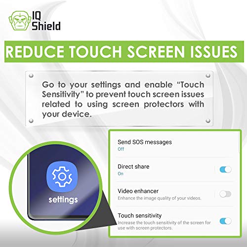 IQShield 2 Pack for Samsung Galaxy Note 10 Plus/Note 10+ 5G, (6.8 inch Display)(Case Friendly) Easy Install Anti-Scratch Ultra Thin Smudge-Resistant Anti-Bubble Clear TPU Film