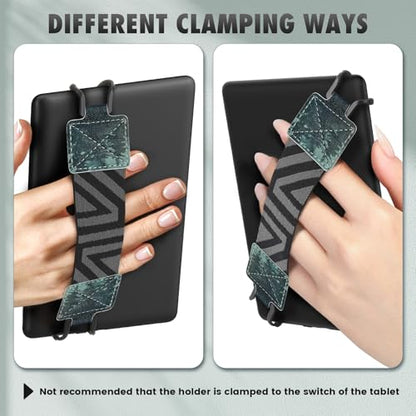 MoKo Security Hand-Strap for 6-8" Kindle eReaders Fire Tablets,Green Forest - color: 3-green Forest, style: Patterned Strap