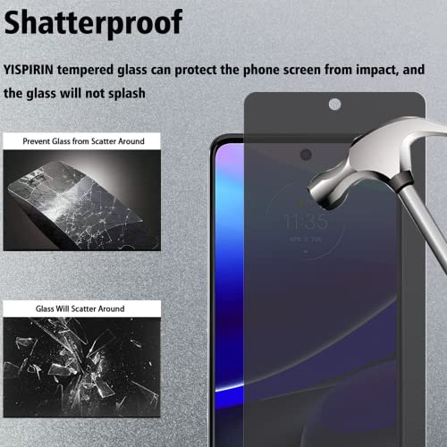2 Pack Privacy Screen Protector for Motorola Moto G Stylus 5G 2022 - color: [Privacy]-Moto G Stylus 5G 2022