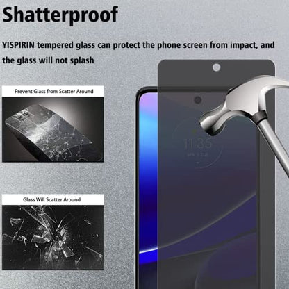 2 Pack Privacy Screen Protector for Motorola Moto G Stylus 5G 2022 - color: [Privacy]-Moto G Stylus 5G 2022