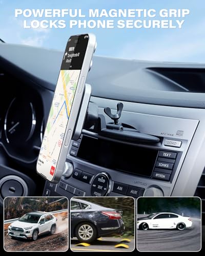 1Zero for MagSafe CD Slot Phone Mount 20 N55 Strong Magnets for Secure Hold - style: Ultra-Strong-20 N55 Magnets
