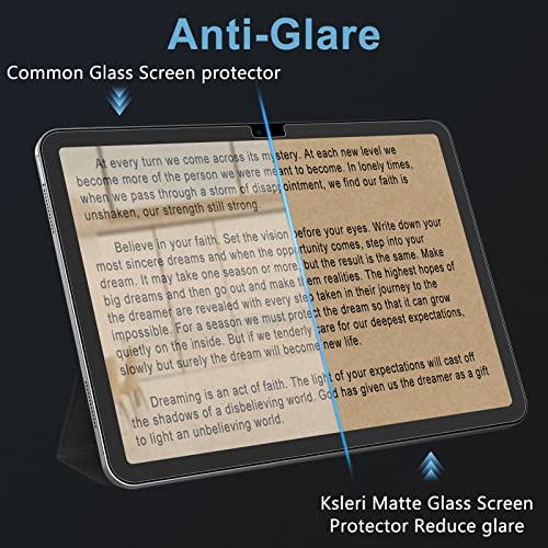 2 Pack Matte Glass Screen Protector for iPad A16 11 Inch (2025 11th Generation) / iPad 10th Generation 10.9” 2022 (Not Privacy) Anti Glare Anti Fingerprint Tempered Glass with Alignment Frame - size: iPad 11th 11"/10th 10.9"