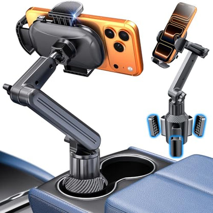 eSamcore Cup Holder Phone Holder, 15" Height Car Cup Holder Phone Mount