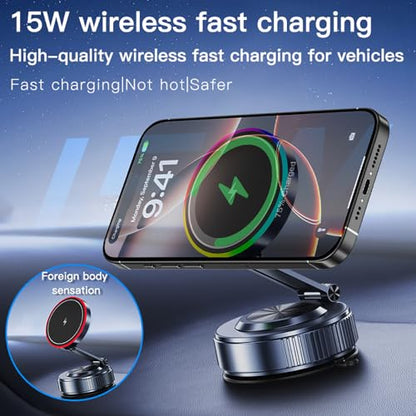 for MagSafe Car Mount Charger,15W Wireless Charge,Phone Holder for Your Car