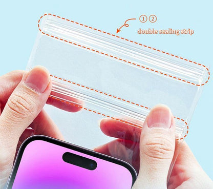 1PCS Waterproof Phone Case - Universal Fit for iPhone 14/13/12 & Android Phones - Submersible Up to 100ft for Kayaking, Fishing, Rain,etc.(Black/White/Pink) (Pink) - color: Pink