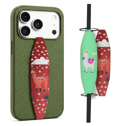 Switchbands Aesthetic Animal Phone Grip Strap – Reversible Elastic Strap, Adhesive-Free, Ergonomic Hand Support, Arthritis Friendly, Wireless Charging Compatible, Universal Fit – Como se Llama - color: Como se Llama, size: Pack of 1